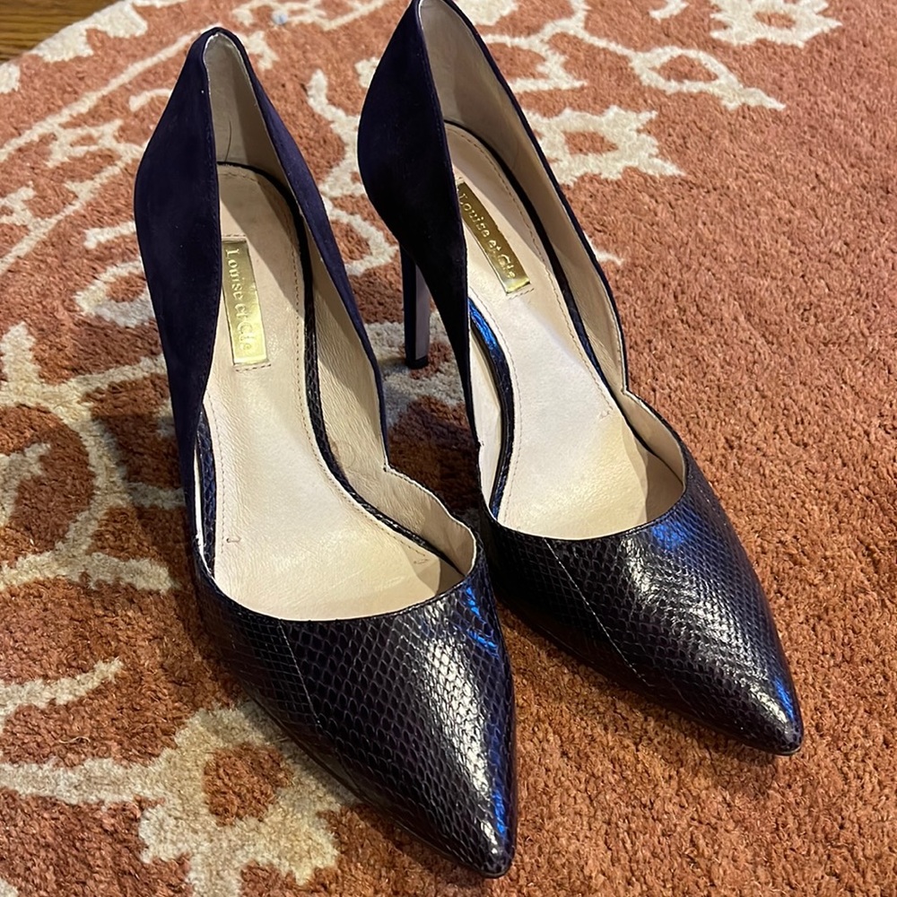 Purple pumps - Louise Et Cie